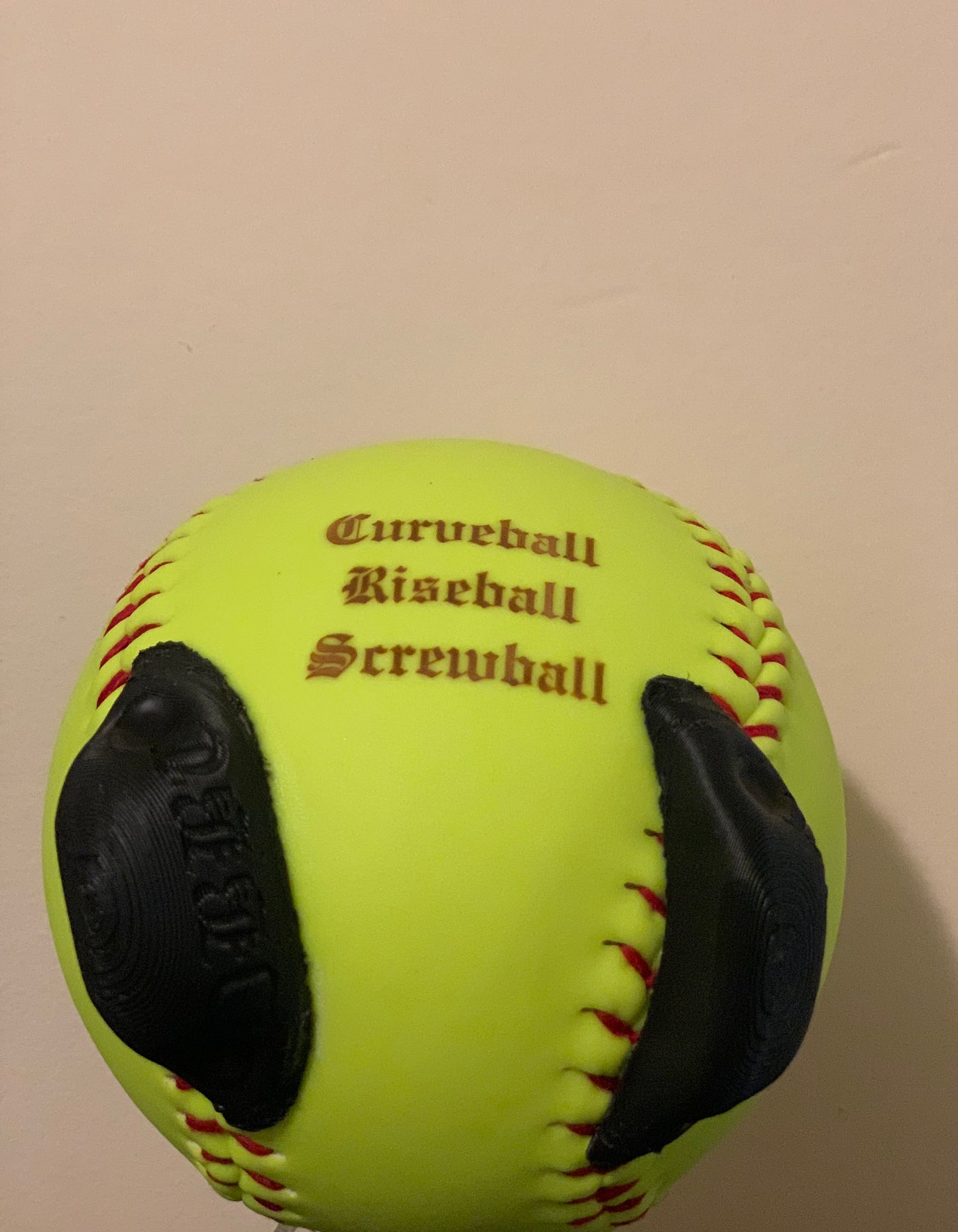 12" Curveball 4 Seam/Riseball/Screwball Left Handed